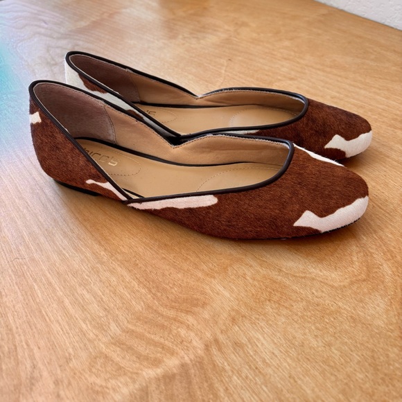Chico's Sophie Pony Haircalf Leather Flats SZ 7.5 - Picture 6 of 8
